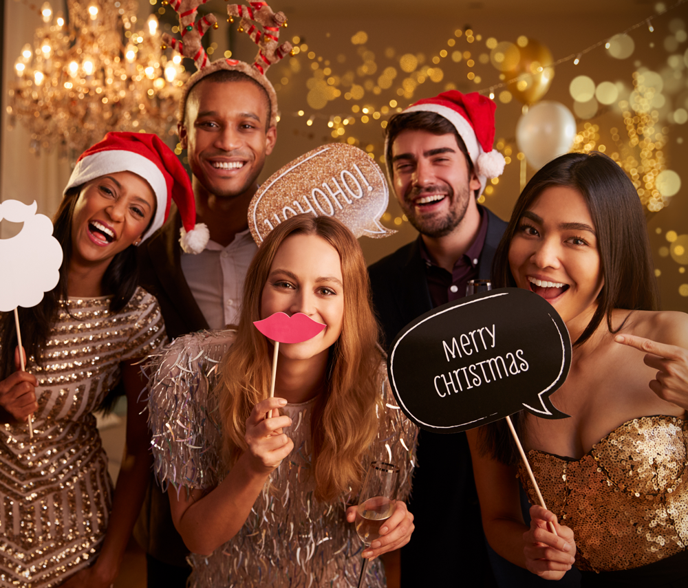 People Enjoying Photo Booth