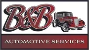 Logo for Demo Auto Repair: text with a gear icon, red and navy colors.