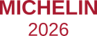 The michelin 2025 logo is red and white on a white background.