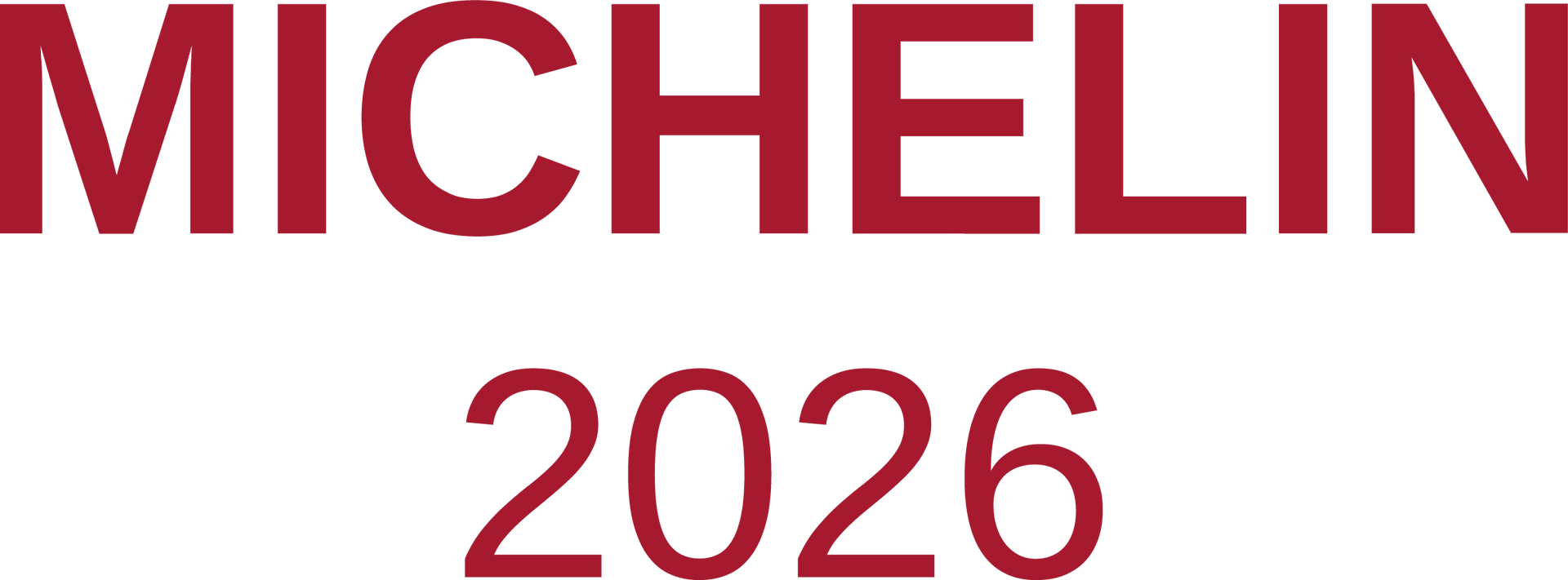 The michelin 2025 logo is red and white on a white background.