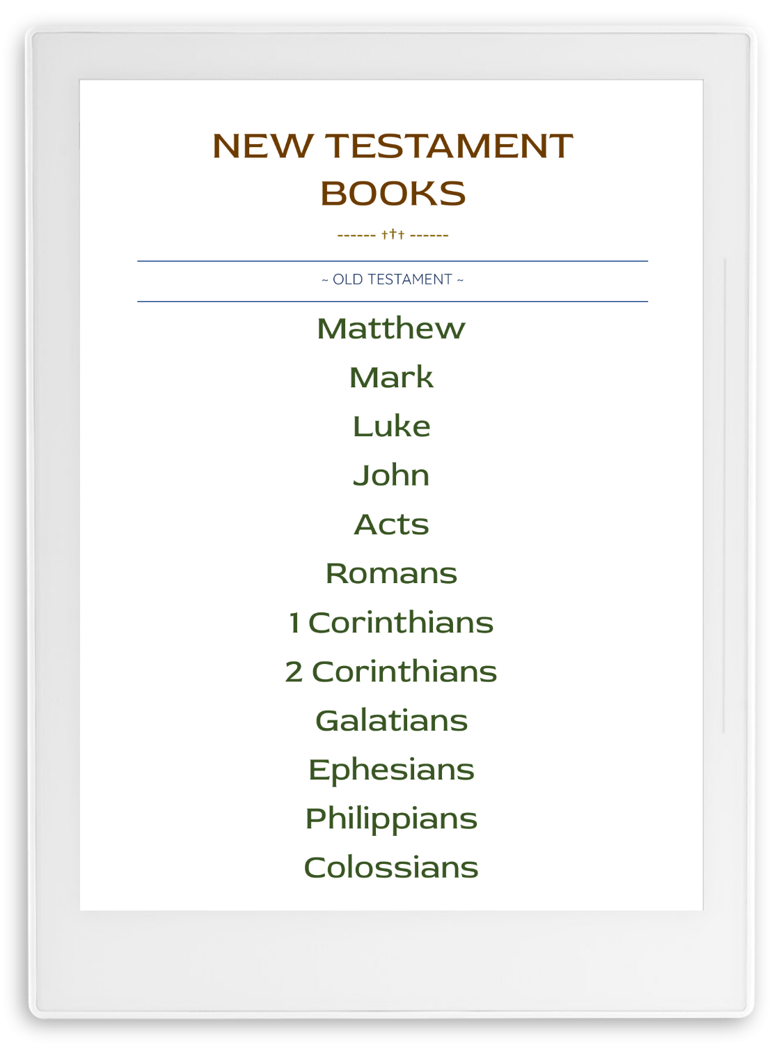 King James Bible for the Supernote Manta A5.
