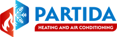 Partida heating and air conditioning logo