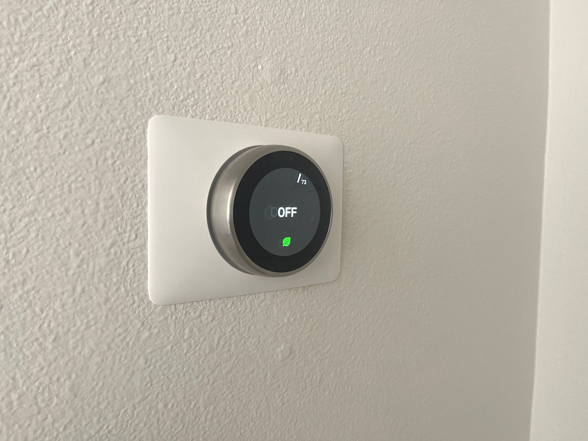 newly replaced thermostat