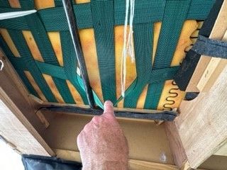 Before Image of a Sofa Handle | Brisbane, Qld | Impact Leather Care