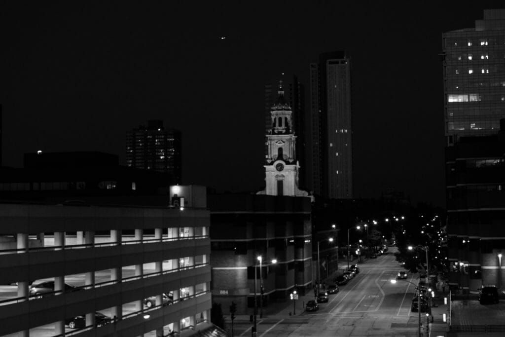 Shadow of City Hall Downtown Milwaukee Ghost Walk Group