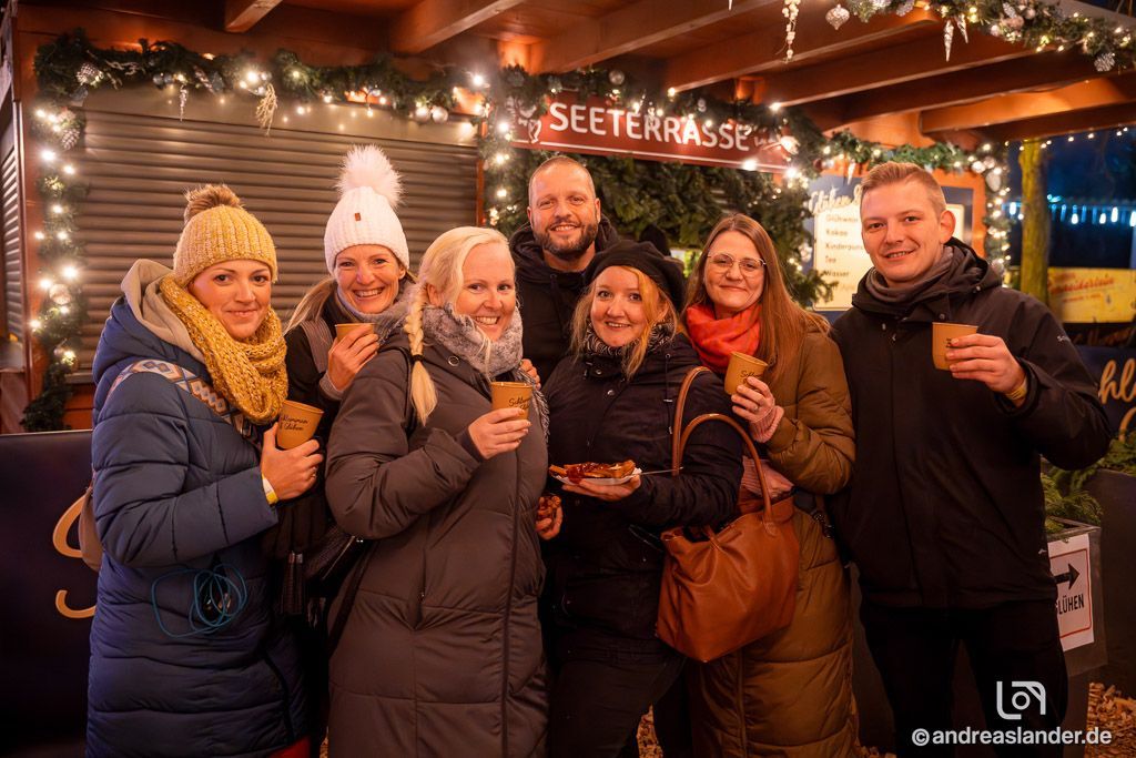 Privater Bereich für Team Event mit Outdoor Aktivitäten.