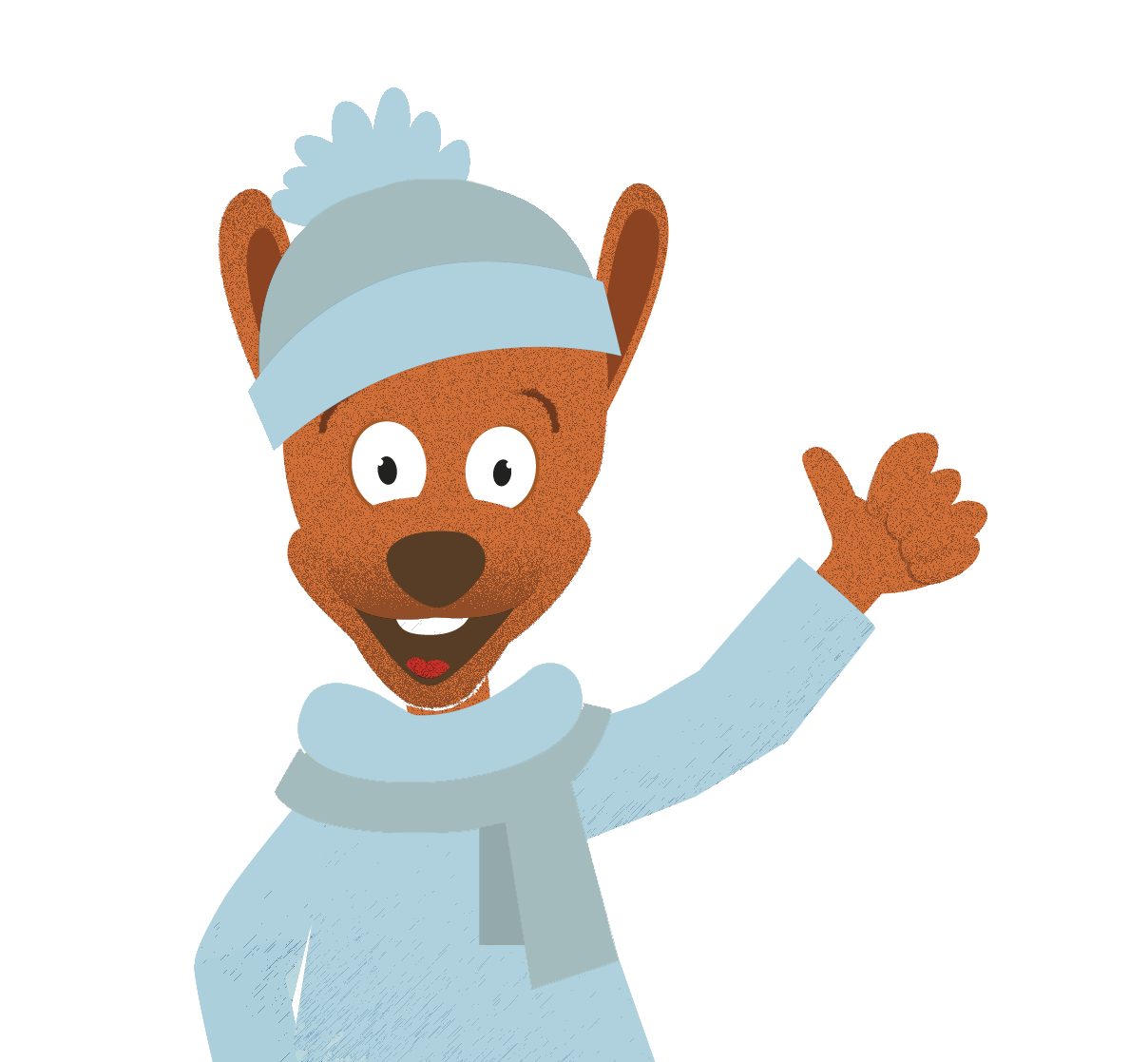 mascotte djuringa juniors pour l'hiver