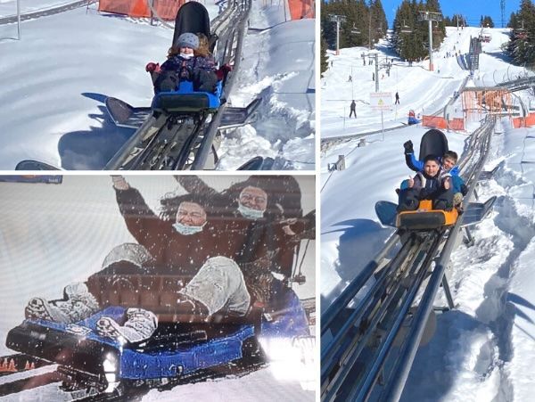 luge rail colonie de vacances hiver