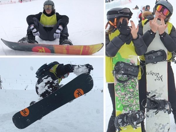 snowboard colonie hiver
