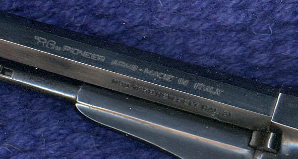R.G. PIONEER ARMS  maker mark