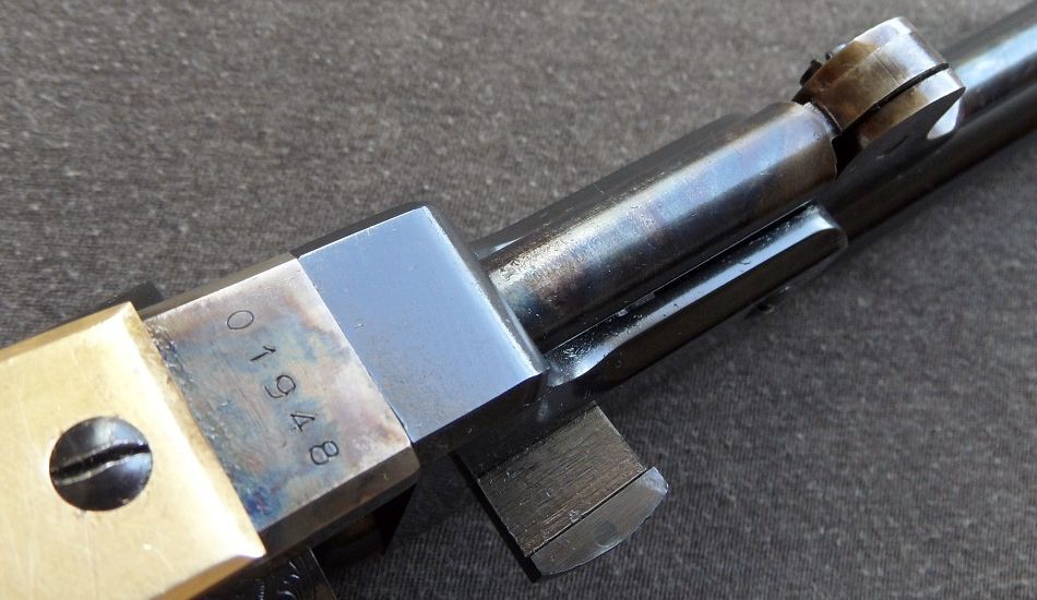 The Uberti normal serial number sequence on a Shooters Edition.