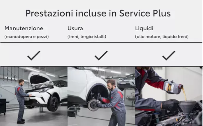 prestazioni toyota service plus