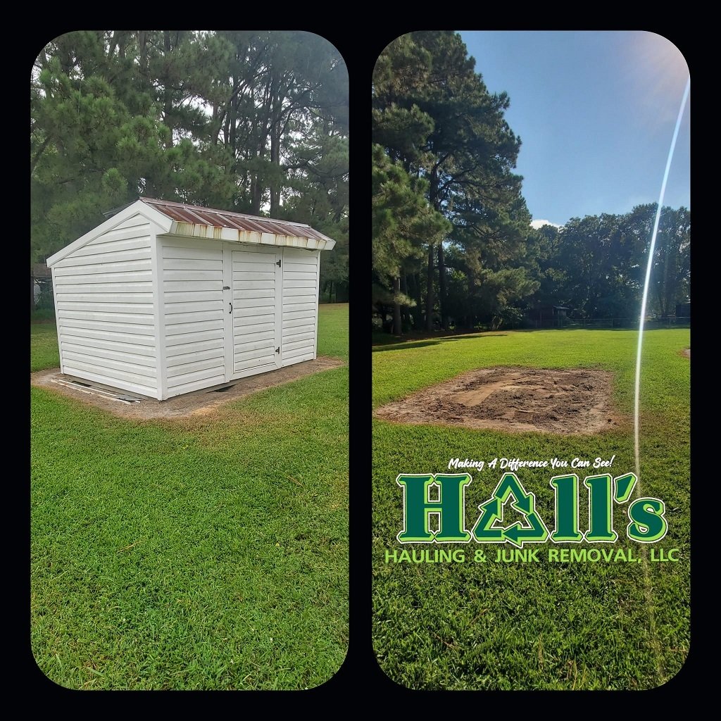 Shed Demolition | Elizabeth City, NC | Hall's Hauling & Junk Removal