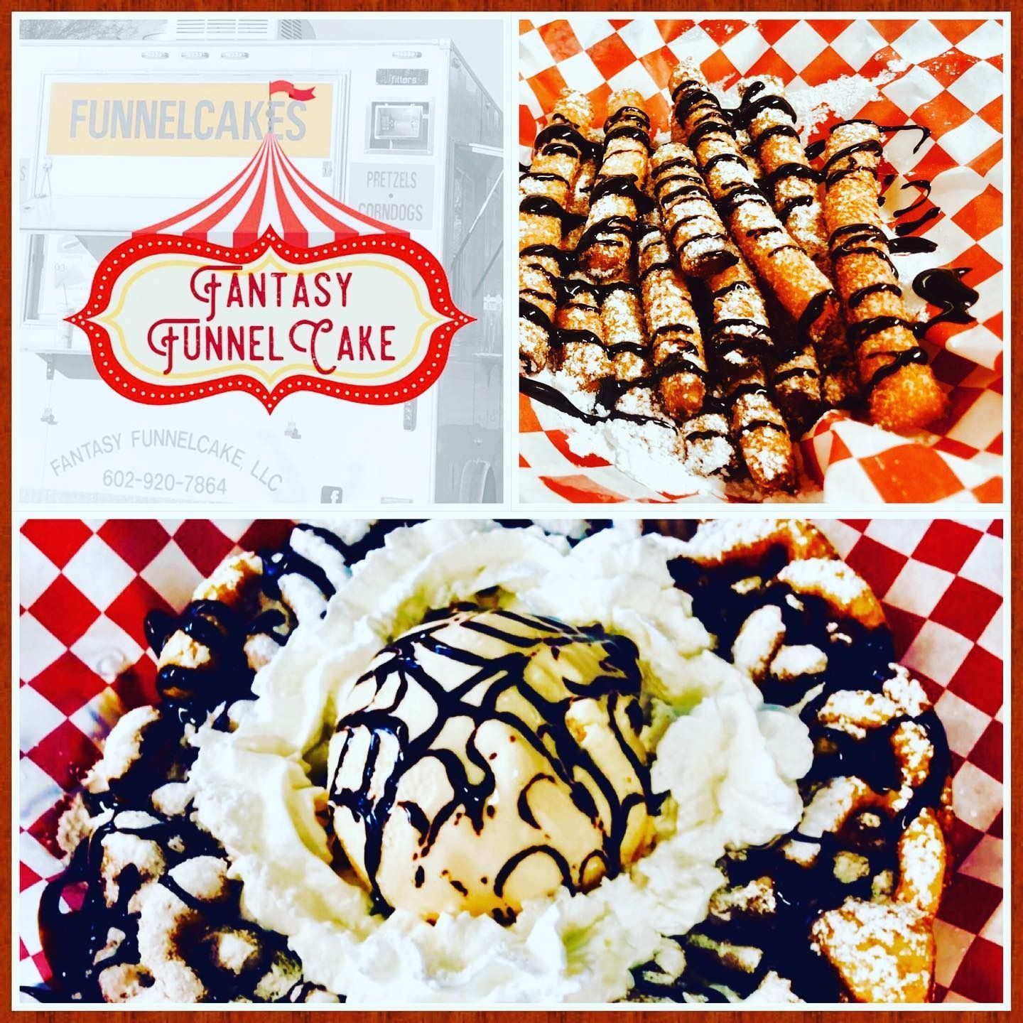 Funnel cake and fair food served at Phoenix event