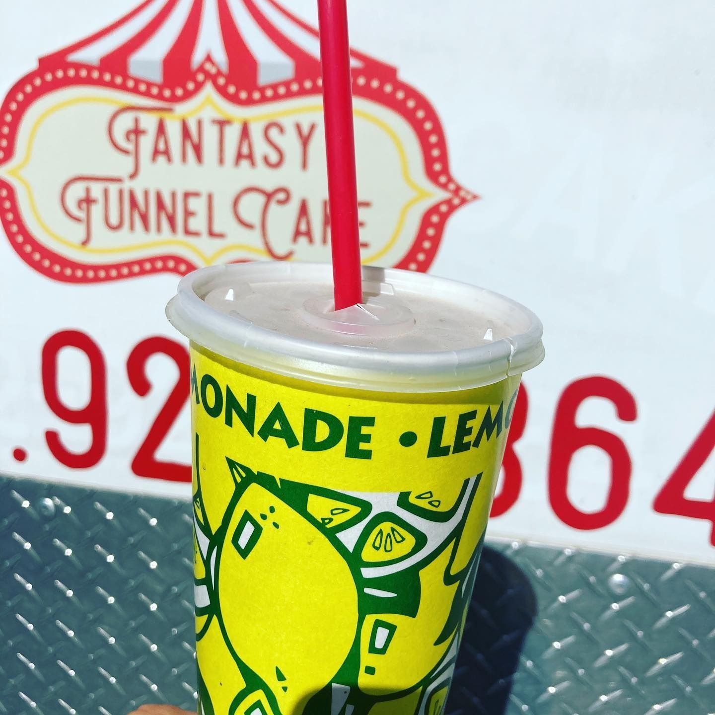 Fresh squeezed lemonade from Fantasy Funnel Cake truck