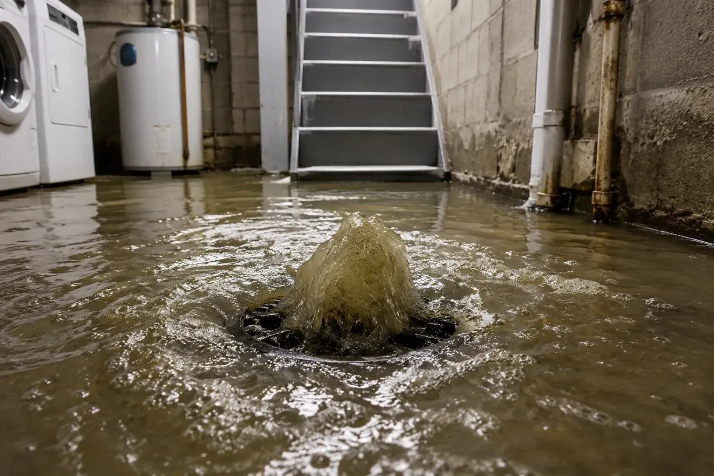 Basement Drain Repair
