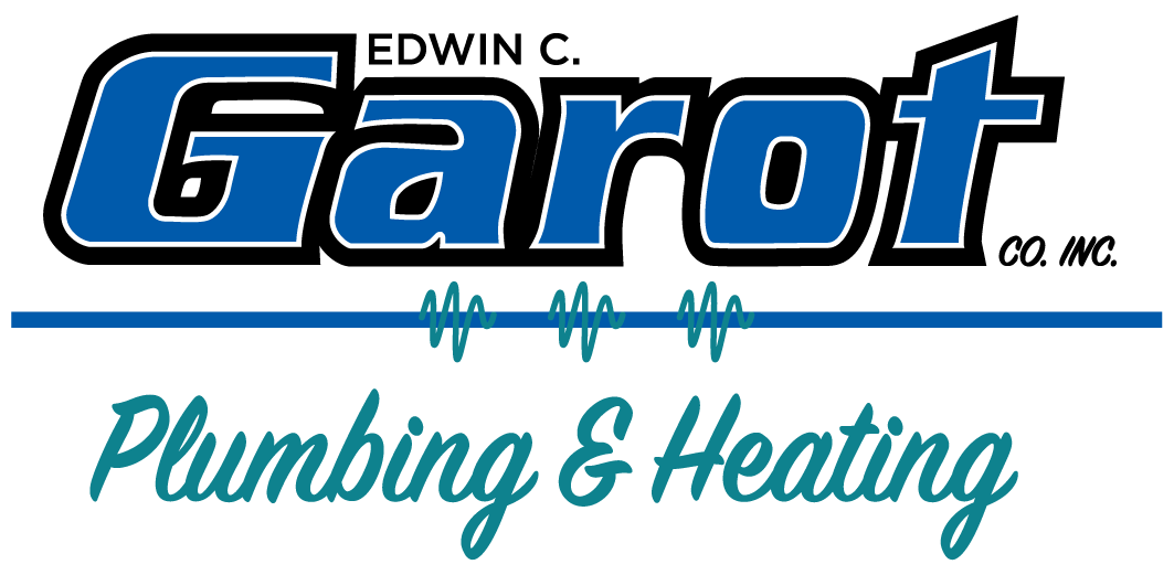Logo for Edwin C. Garot Plumbing & Heating in blue and teal.