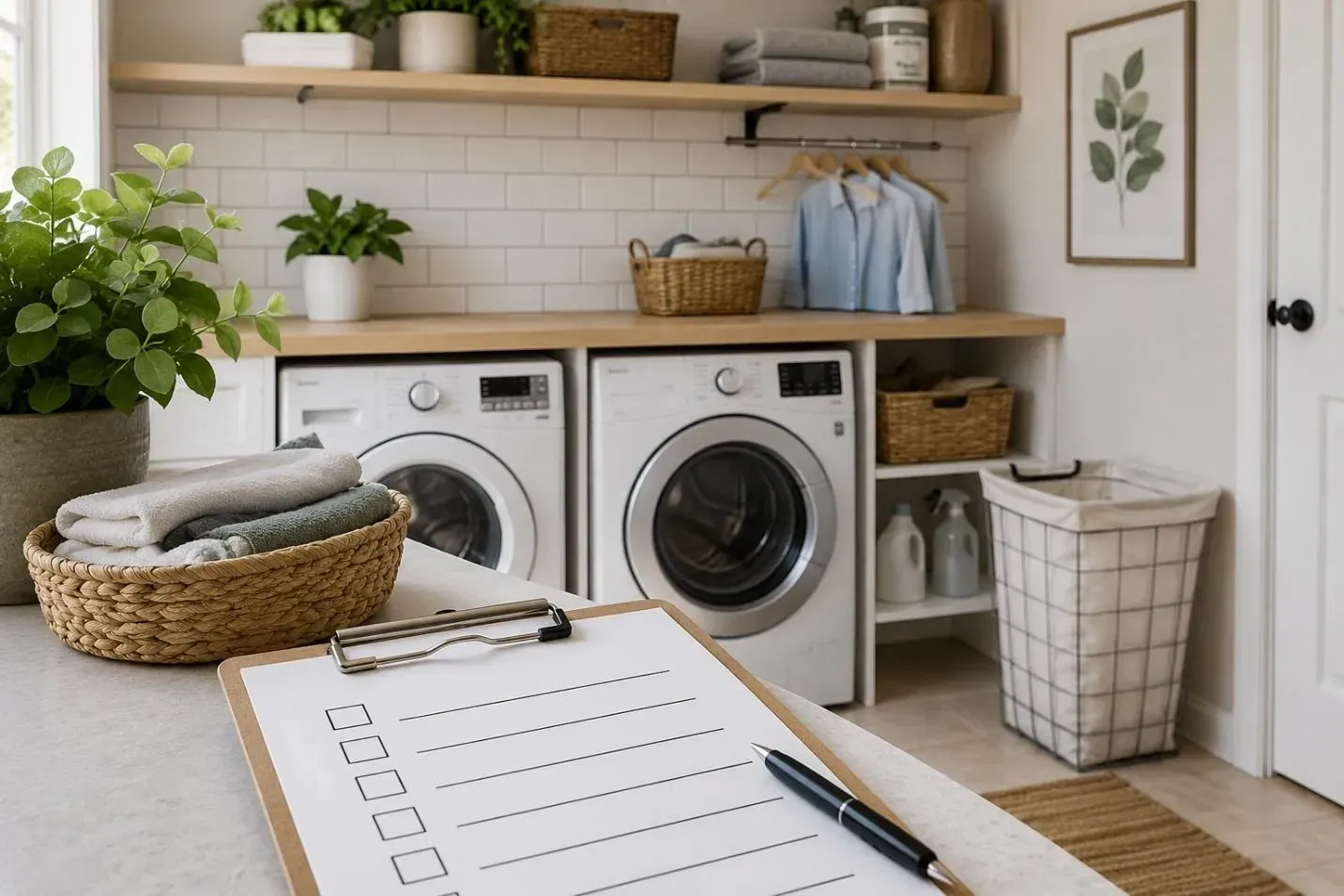 Laundry Room Upgrade Checklist