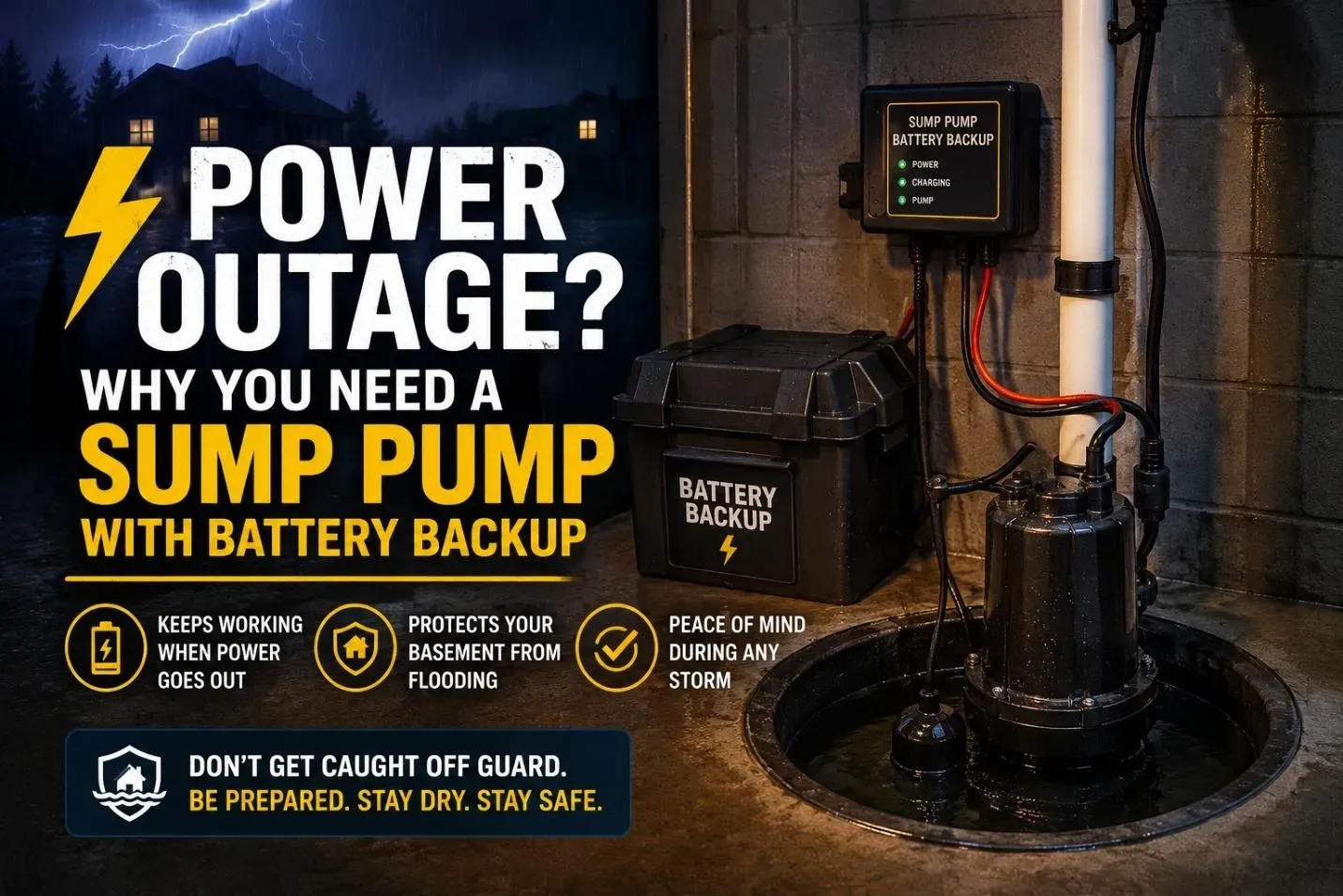 Sump Pump Battery Backup System