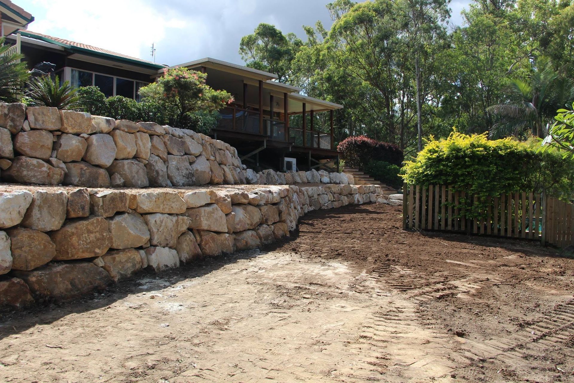 Retaining Wall Landscaping In Gold Coast