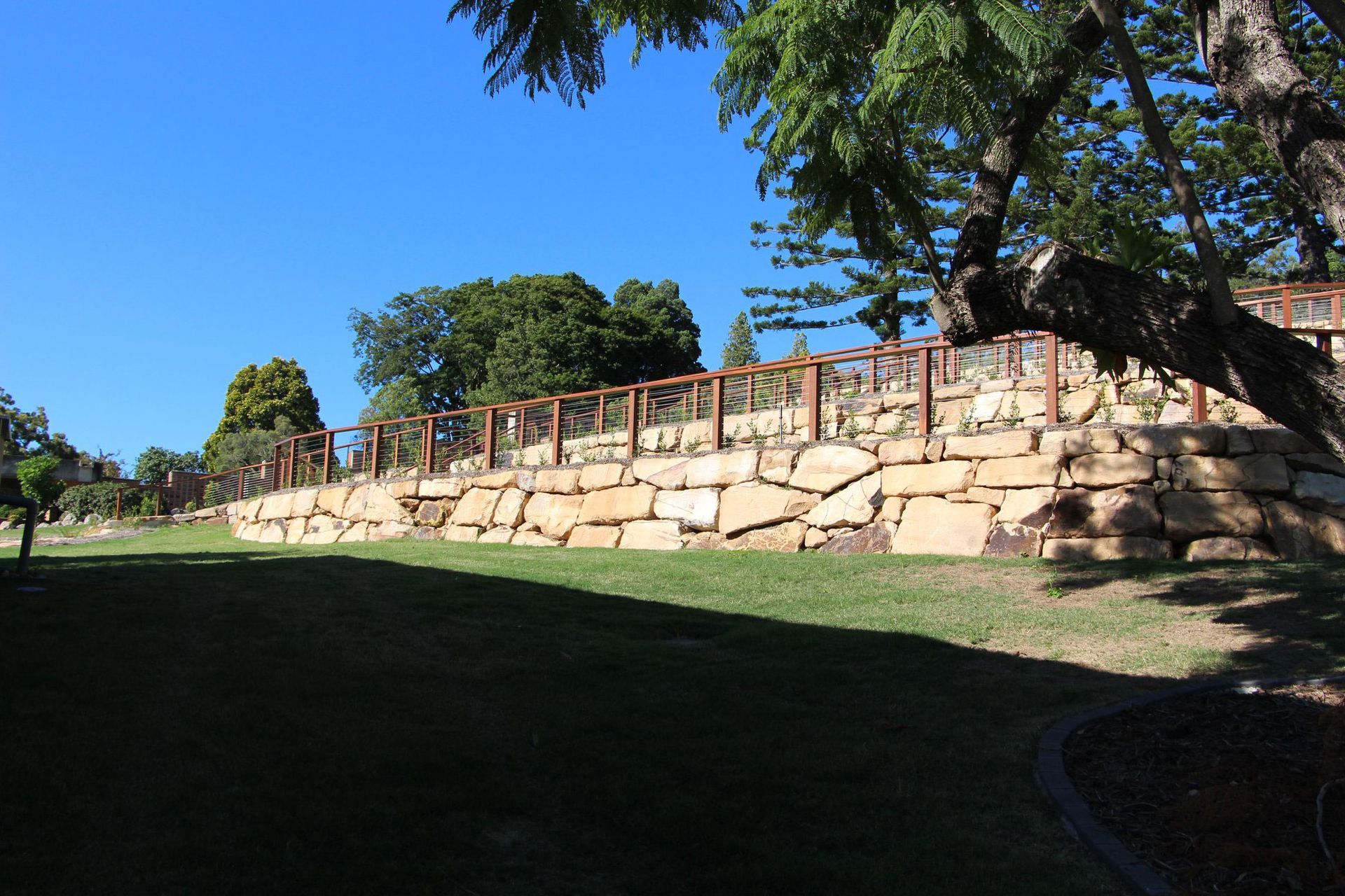 Retaining Walls On The Gold Coast Built By Large Boulders