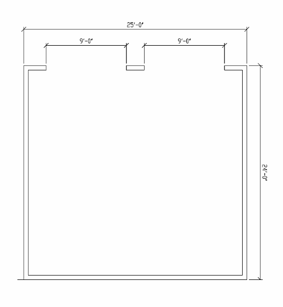 Garage Floor Plan #2C — Assign Commercial Group — Jacksonville, Florida Garage Floor Plan #2C — Assign Commercial Group — Jacksonville, Florida