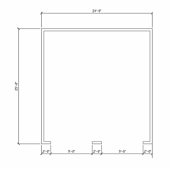 Garage Floor Plan #2D — Assign Commercial Group — Jacksonville, Florida Garage Floor Plan #2D — Assign Commercial Group — Jacksonville, Florida