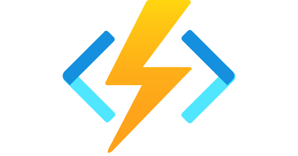 A yellow and blue lightning bolt with two blue arrows.