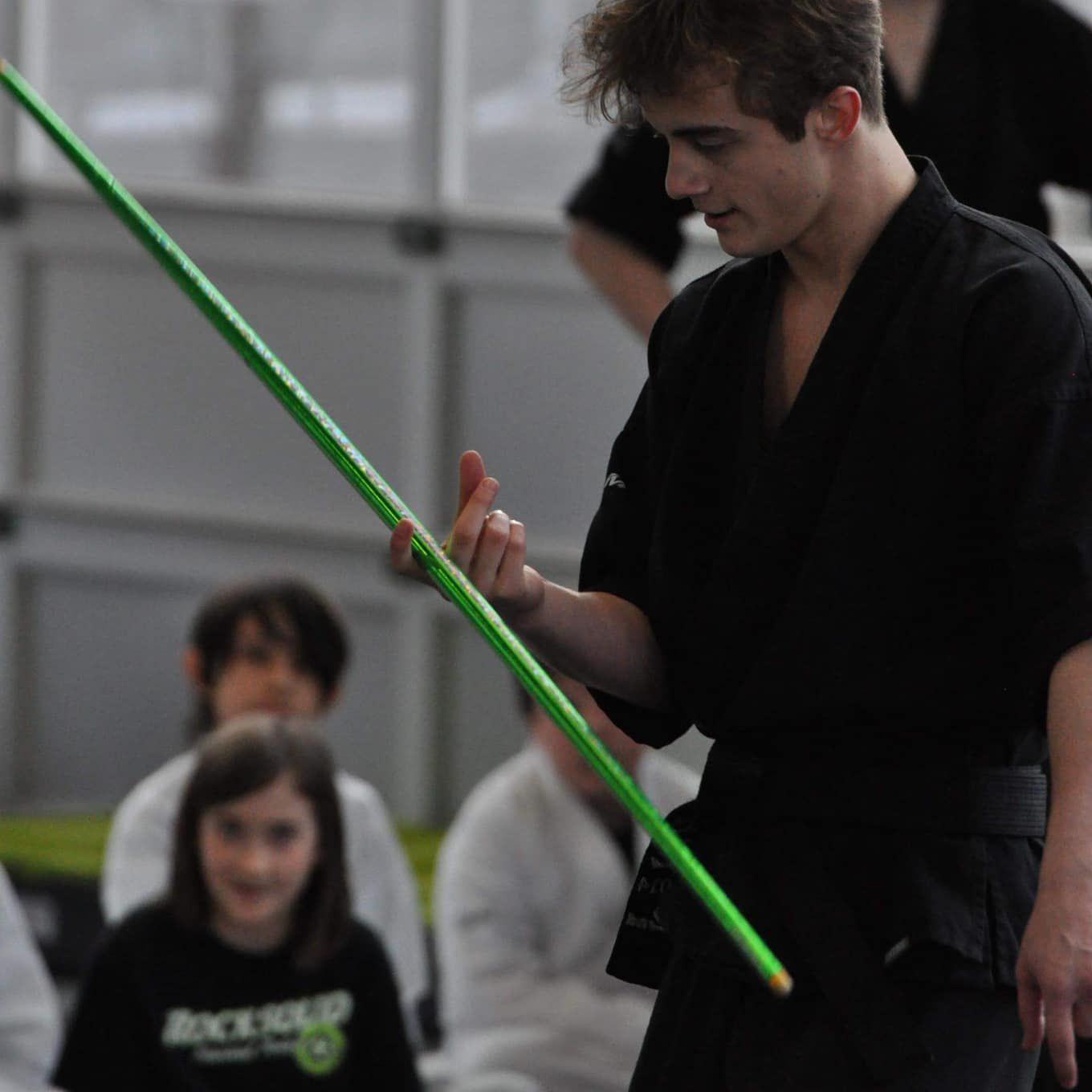 BJJ student in a gi