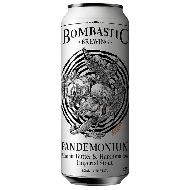 Beer can labeled 