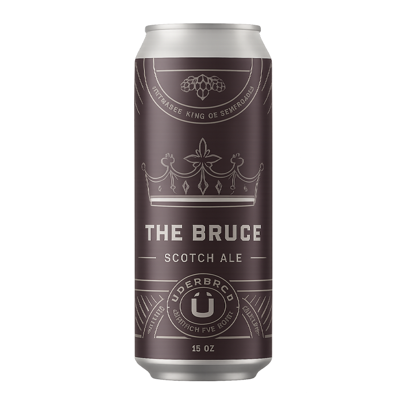 Beer can labeled 