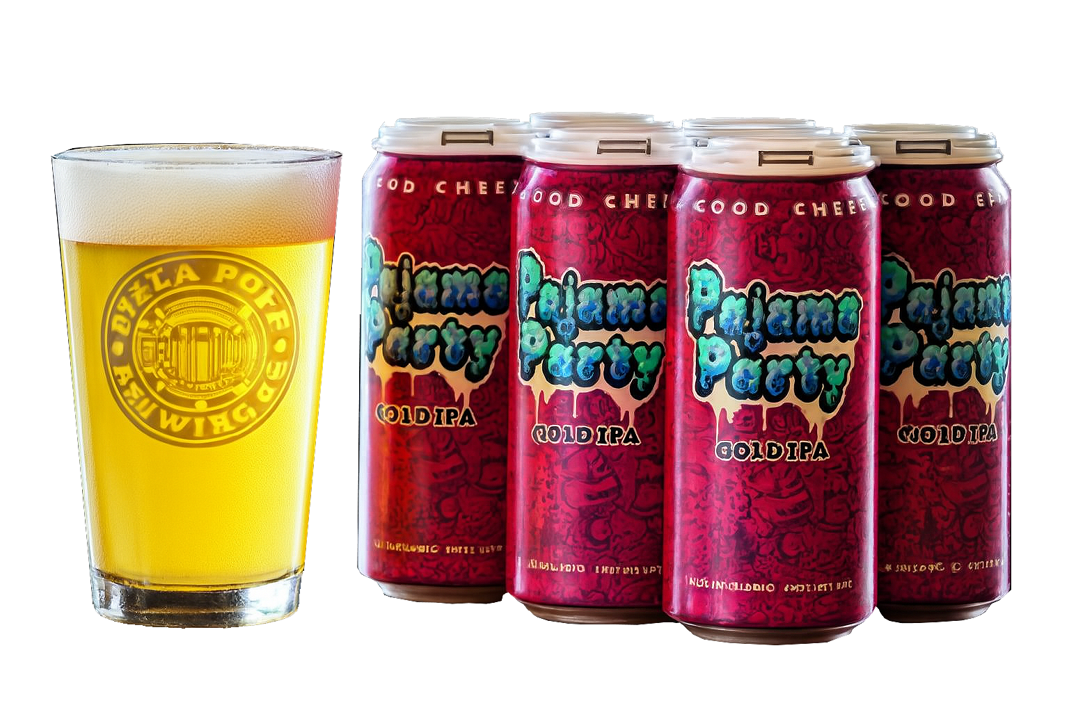 Pink can of 