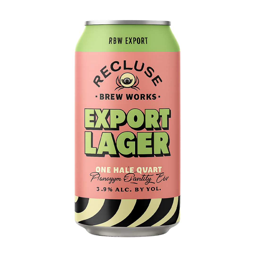 Beer can labeled 
