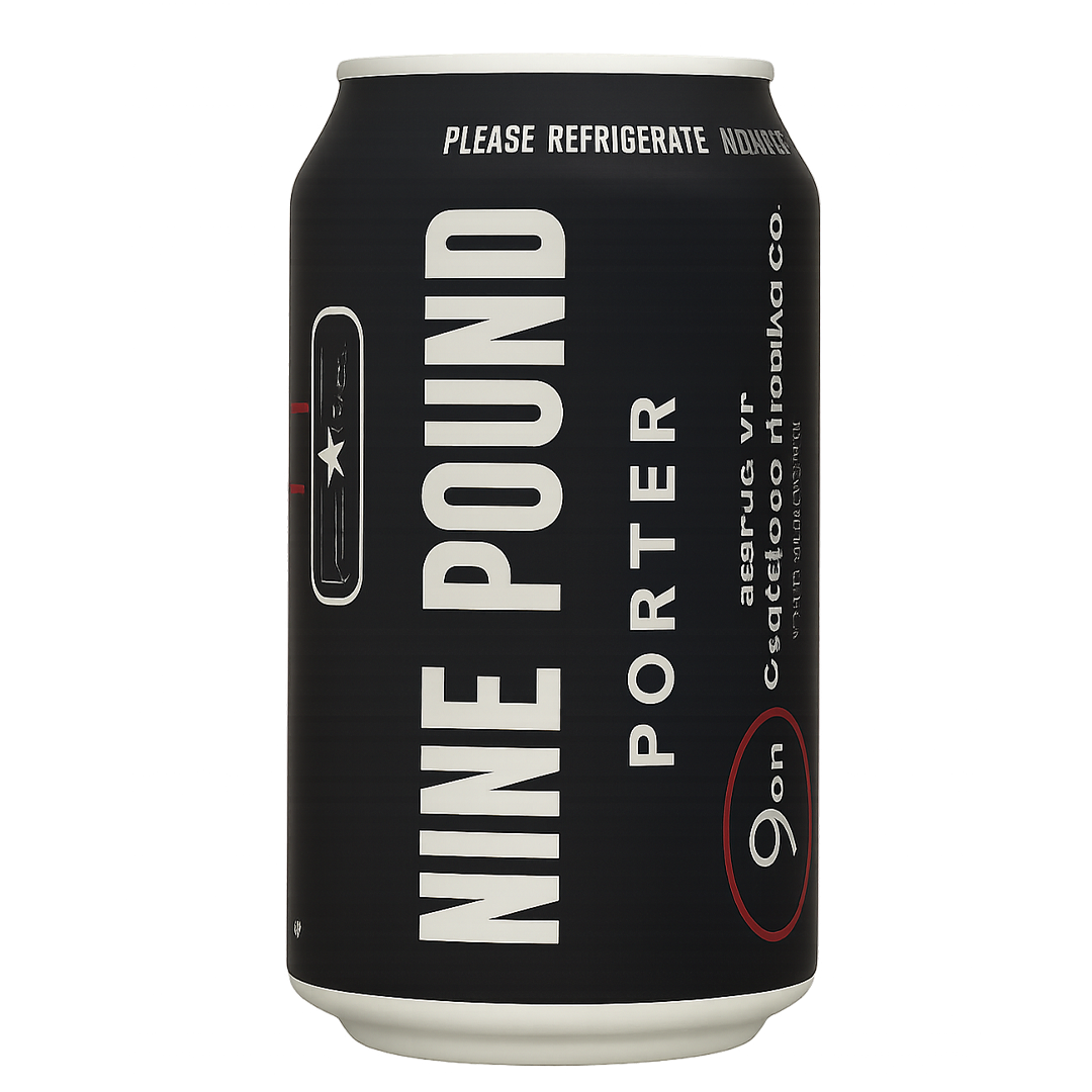 Black can of 