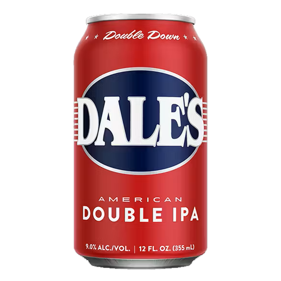 Red beer can with 
