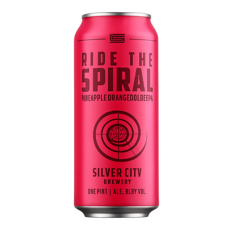 Pink can of 