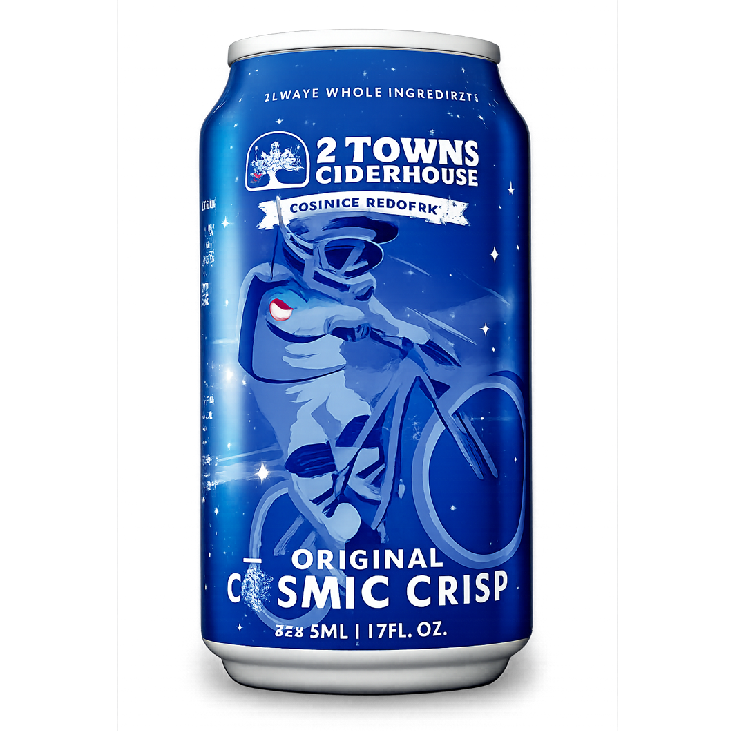 Blue can of 