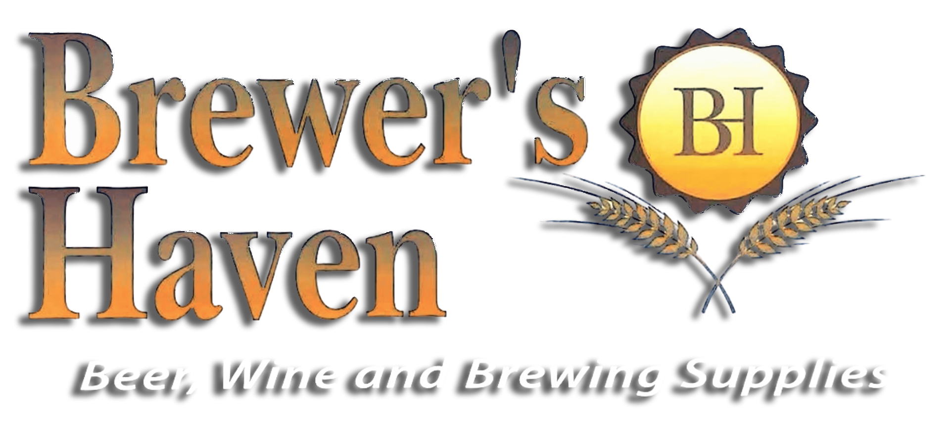 A logo for brewers haven beer , wine and brewing supplies