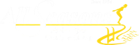 Yellow line-art logo with a stylized person and abstract symbol on a white background