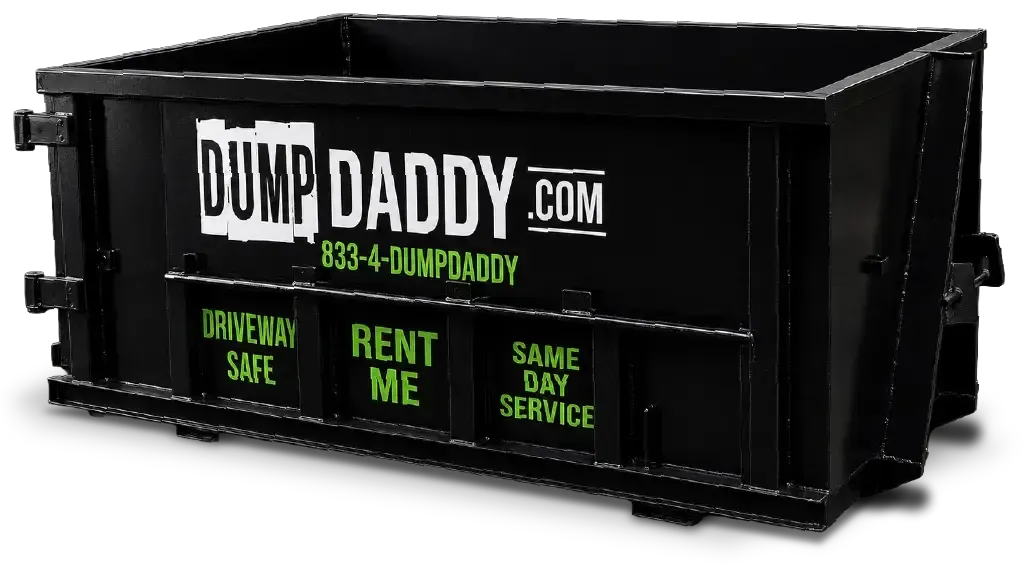 Dump Daddy dumpster rental container serving Atlanta and North Georgia