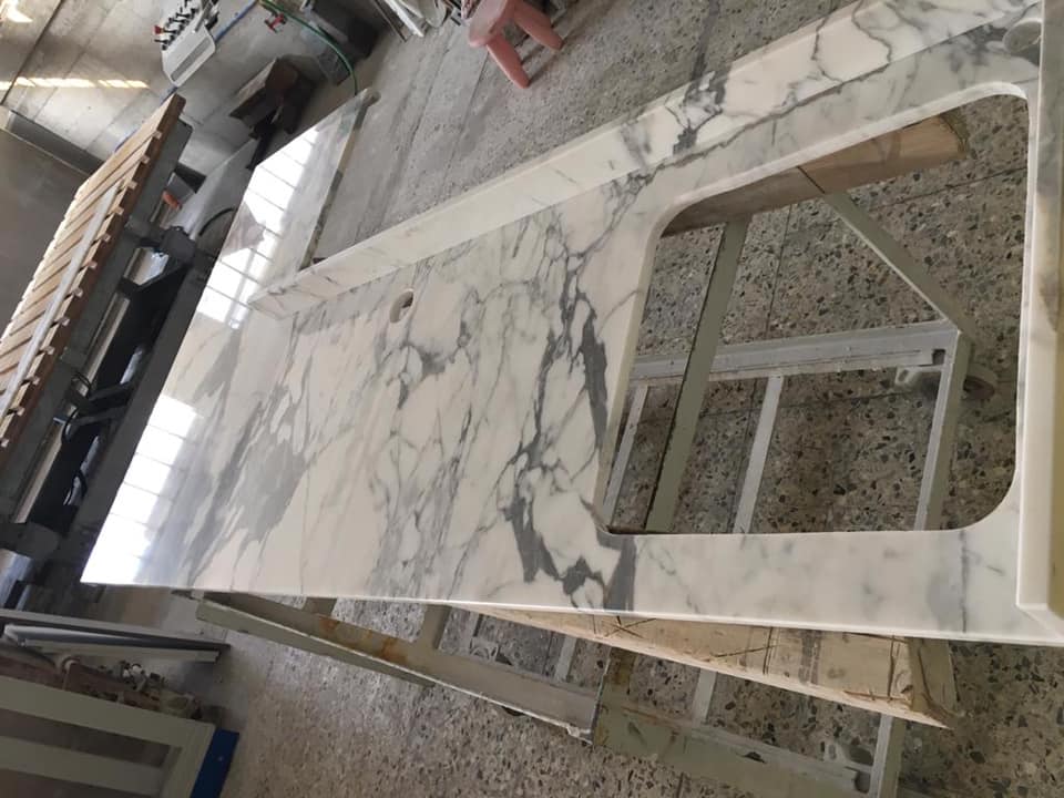 top cucina in marmo