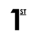 The number 1 in large black text with