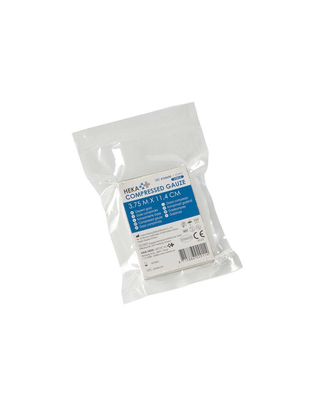 Compressed gauze