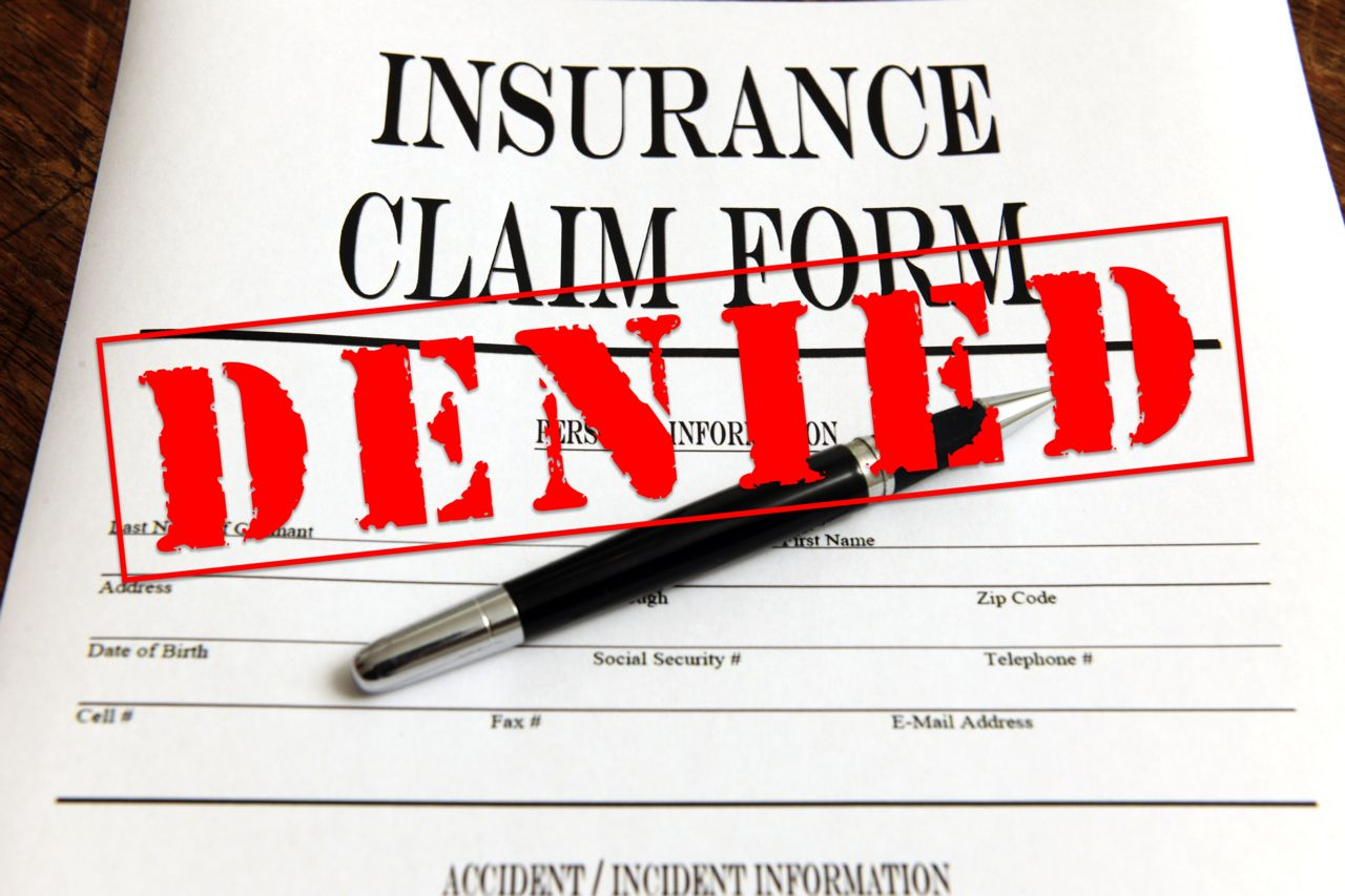 Insurance claim form with