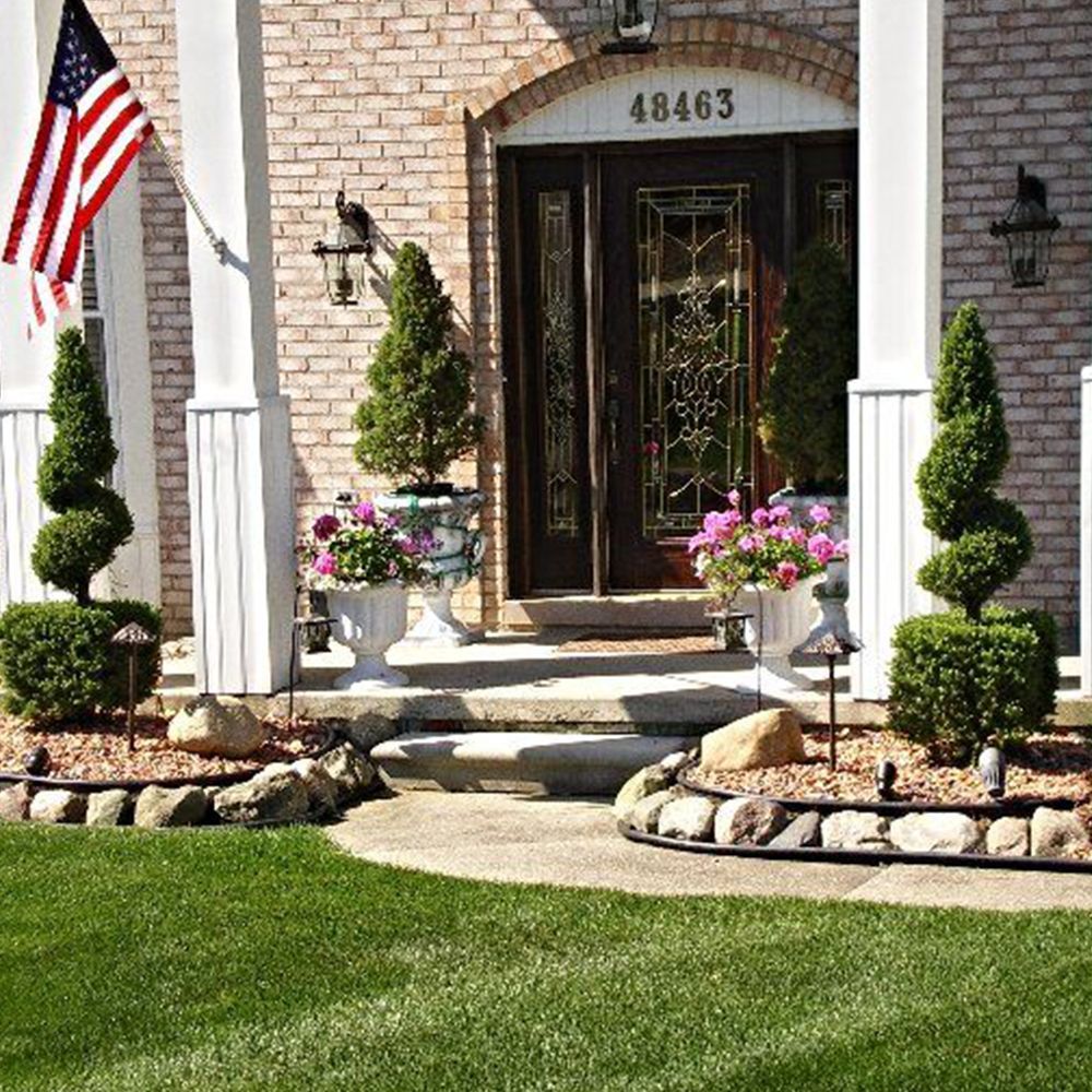 House Front Yard Landscape — Westland, MI — Merlino's Bushel Center, Nursery & Landscaping