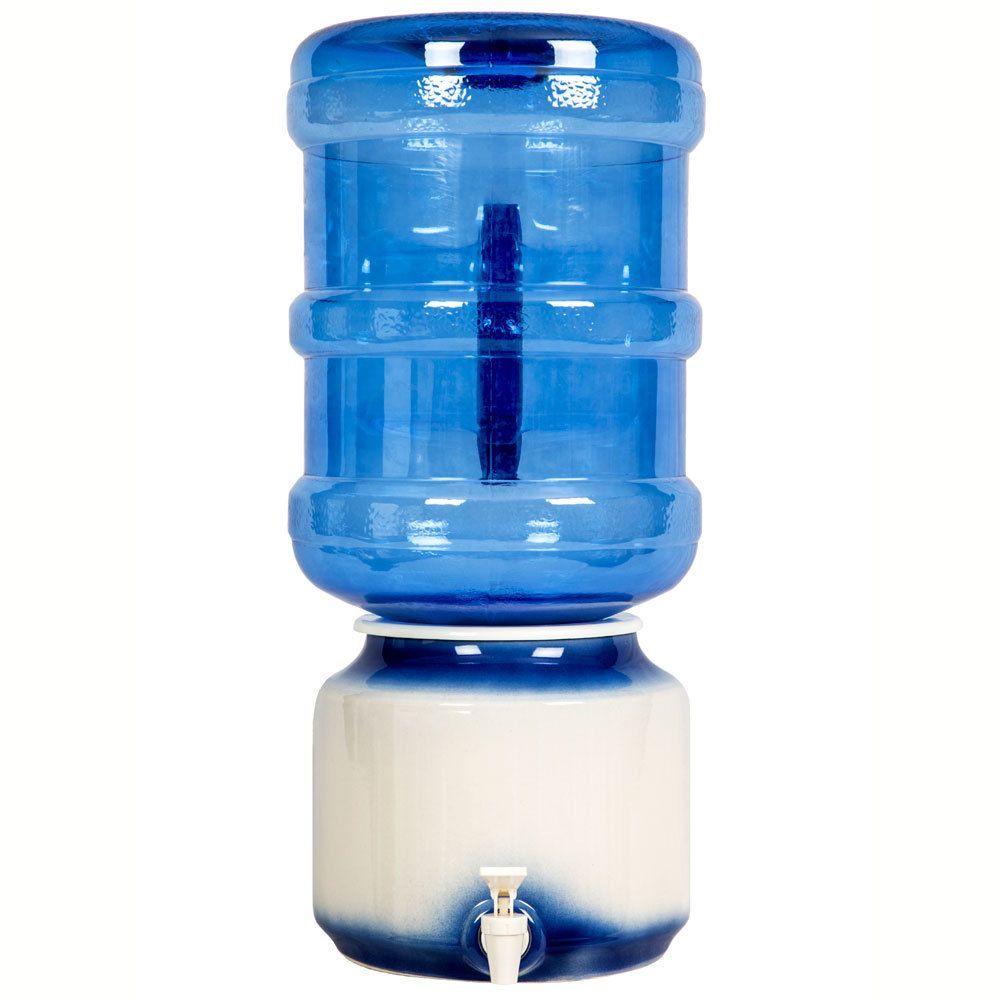 A Blue Water Dispenser Bottle on A White Base — So Fresh Wide Bay in Thabeban, QLD