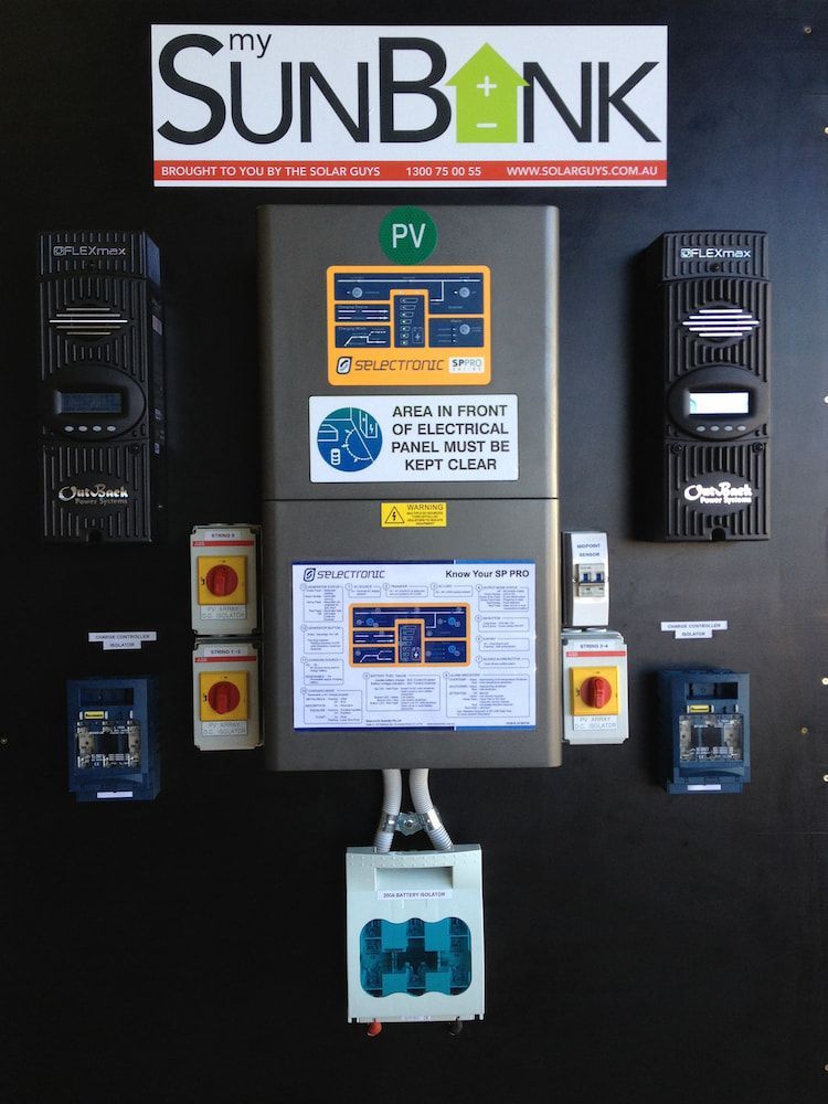 A Black Board With a Sign That Says My Sunbank — Advantage Communications & Electrical in Maroochydore, QLD