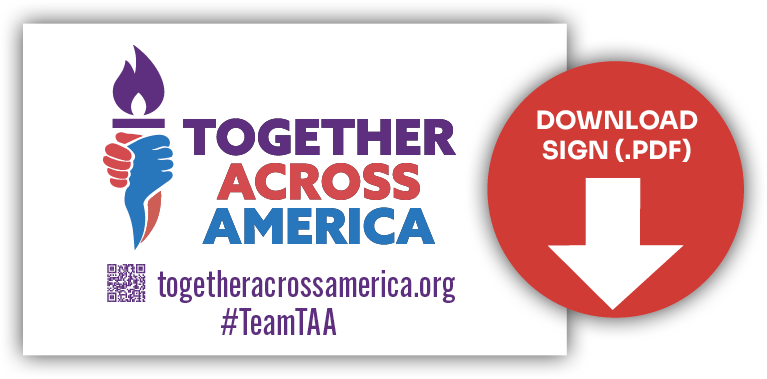 Together Across America - Sign Download