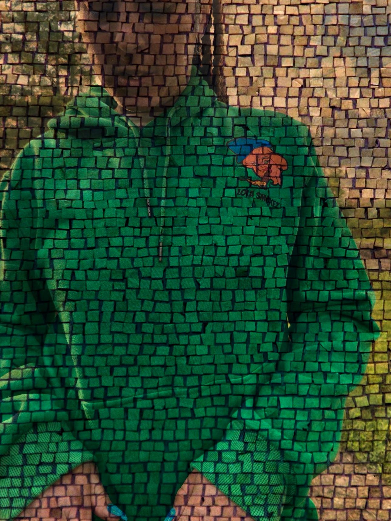 Smokers Empire lifestyle — green hoodie