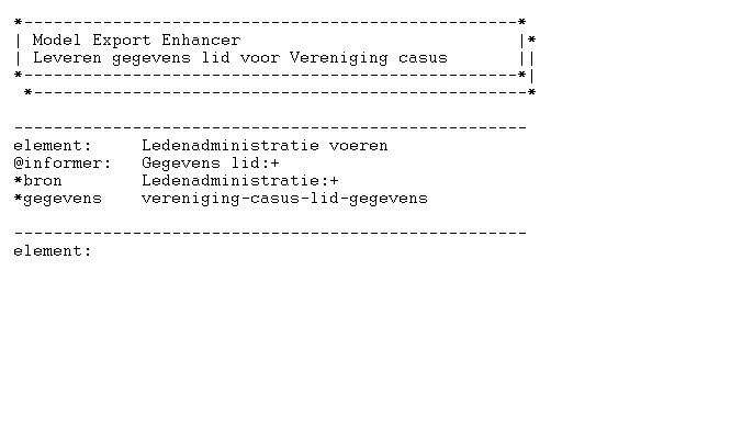 Gegevens leveren met @informer